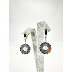 Gümüş Yuvarlak Sedefli Küpe